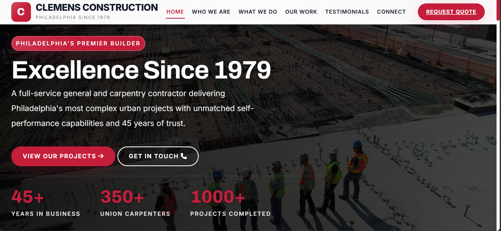 Clemens Construction Philadelphia historic building