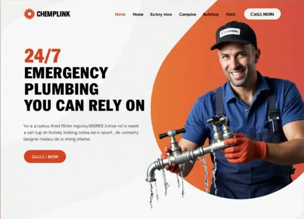 Emergency plumber website built for a Centurion plumbing contractor