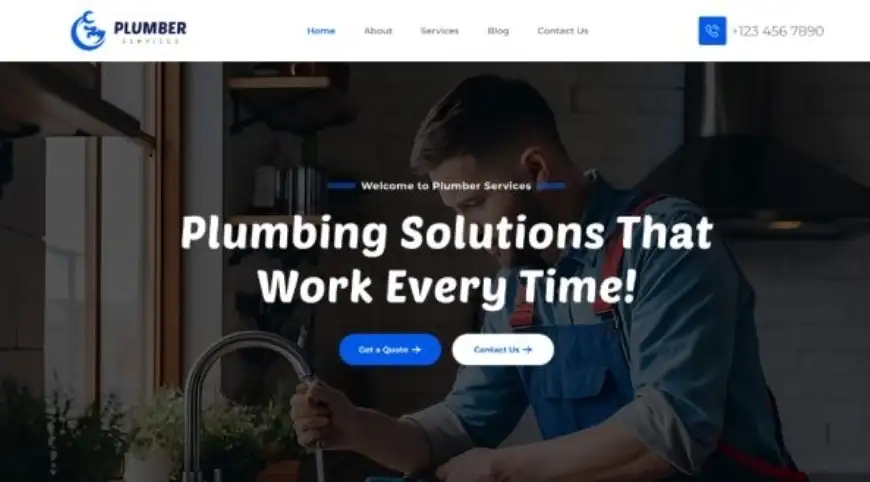 Commercial plumbing website built for a Highveld Technopark plumbing contractor
