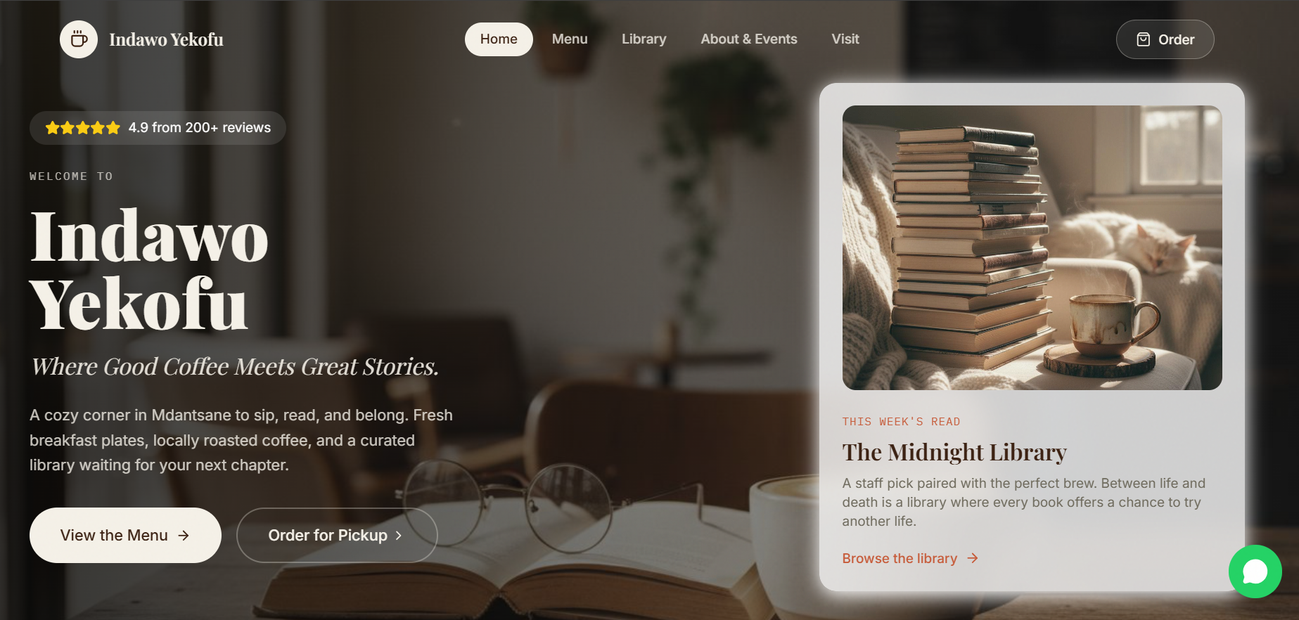 Indawo Yekofu BookCafe