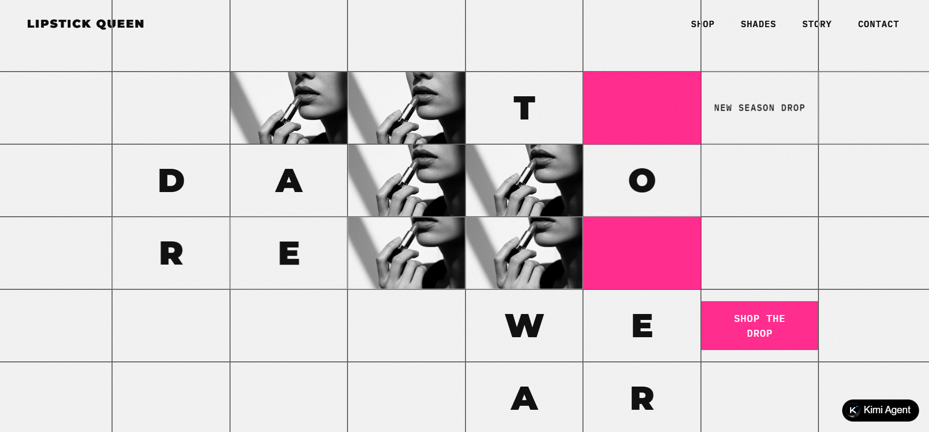 Lipstick Queen e-commerce store