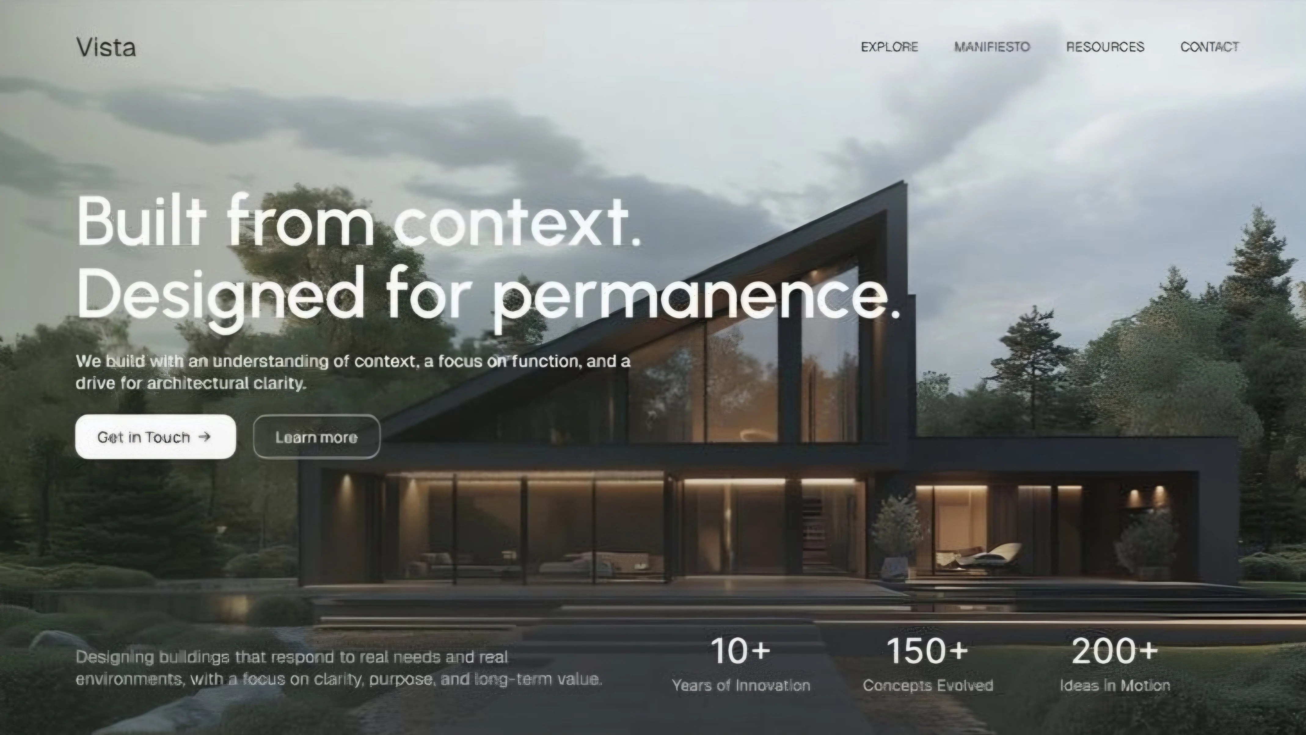 Residential architect website direction for a Sandton and Bryanston practice in Johannesburg